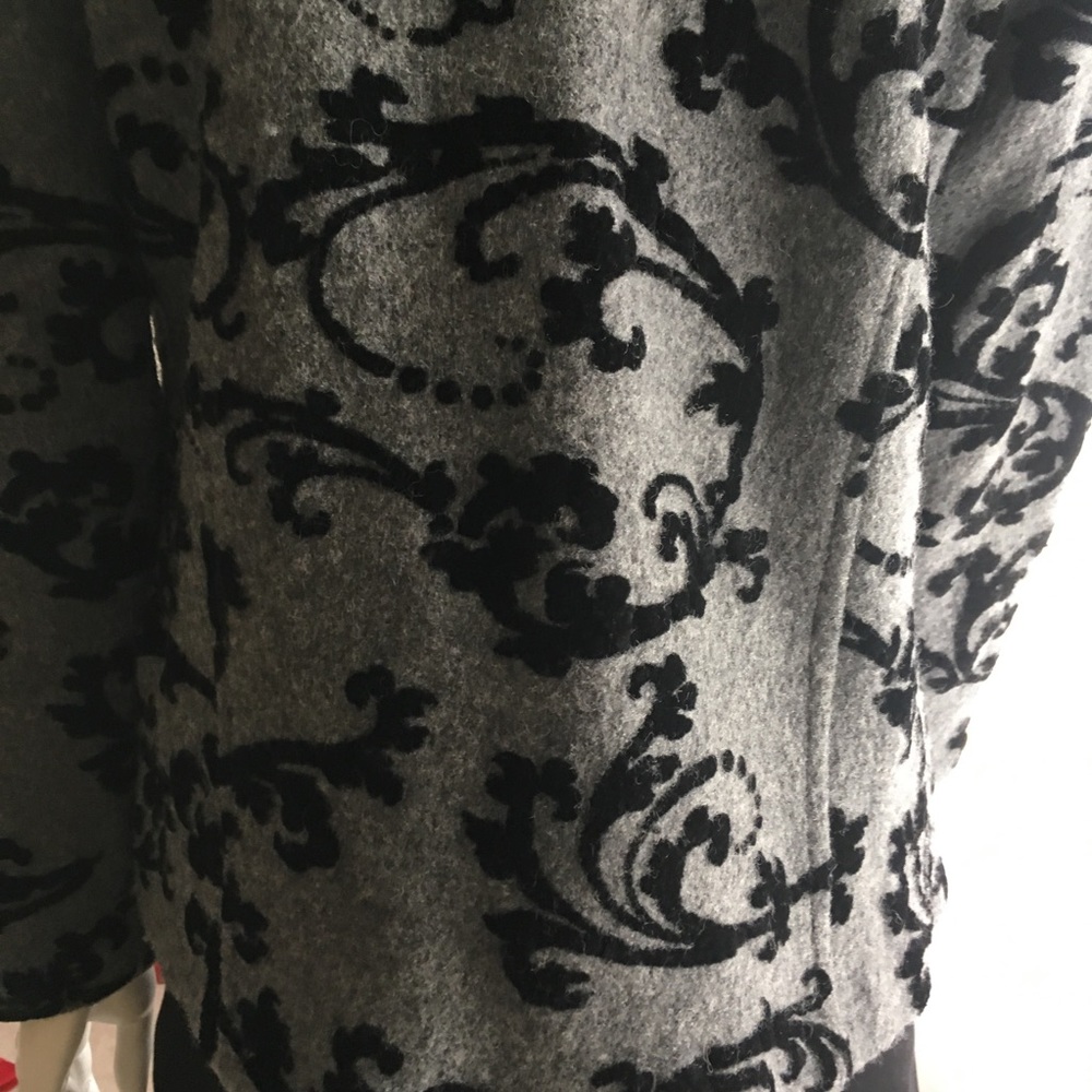 Laura Ashley Jacket With Flocking. Euc - image 4